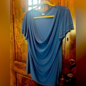 Royal Blue scoop neck top
